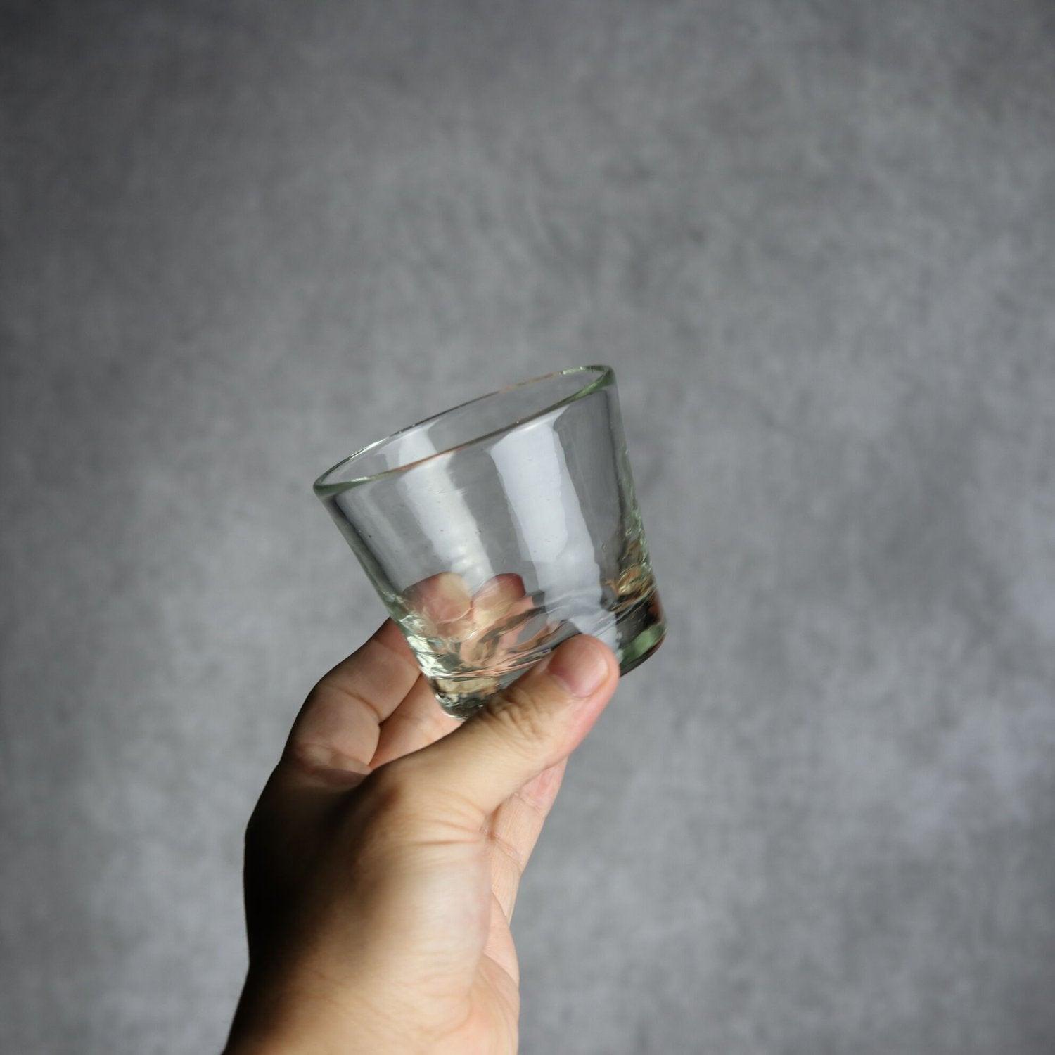 ノーマルグラス 小 クリア 琉球ガラス ガラス工房清天｜ガラス工房 清