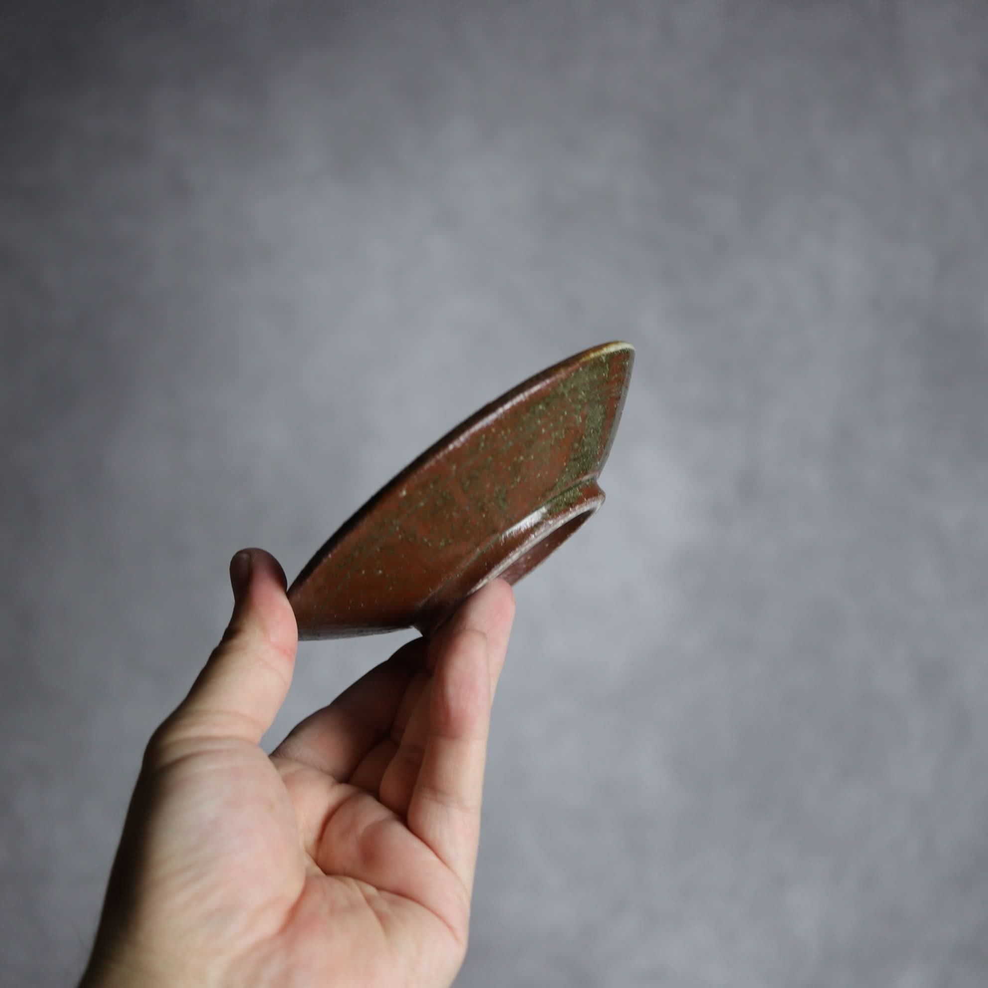 3.5寸皿3 呉須釉 唐草 やちむん 陶器 北窯 松田共司工房｜北窯 松田共