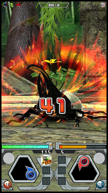 激闘第4回：ギラファケイスケレッド登場！＆ブラックバトルに勝利せよ