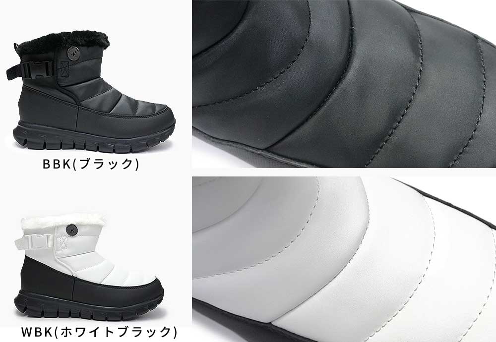 スケッチャーズ レディース 防水 ブーツ 167423 ボア 防滑 保温