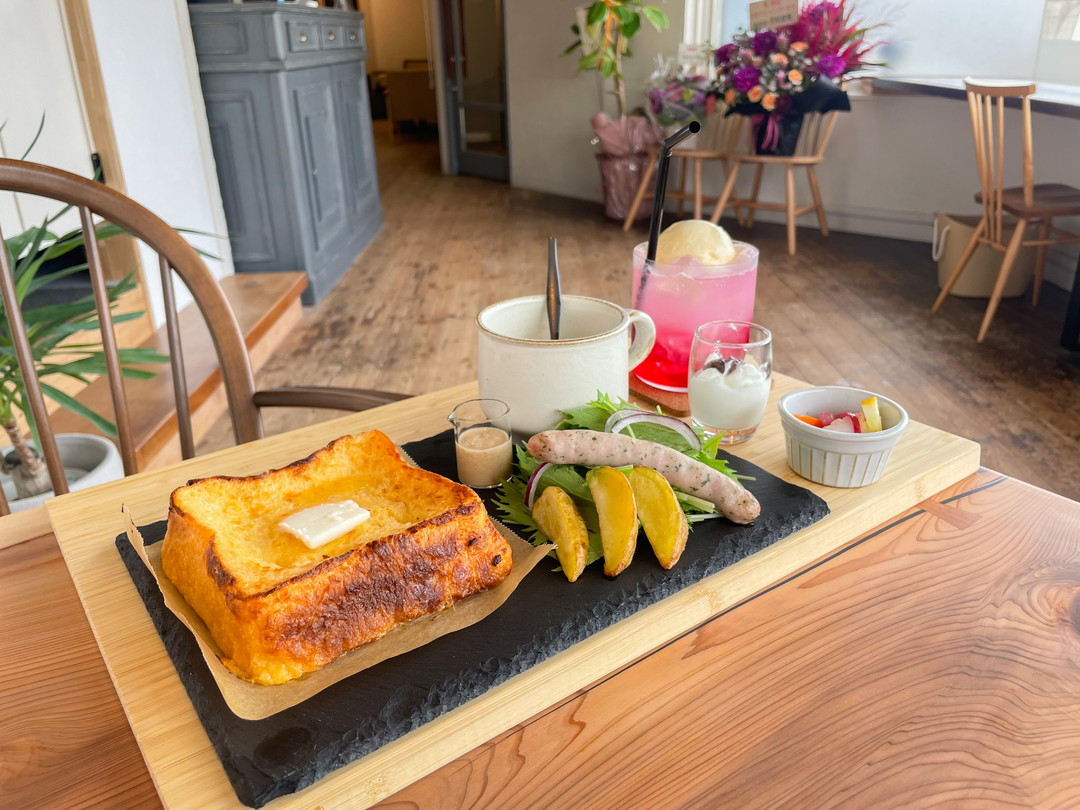 クリエイティブフレンチトースト】鳥取駅近く、大山小麦100％・大山