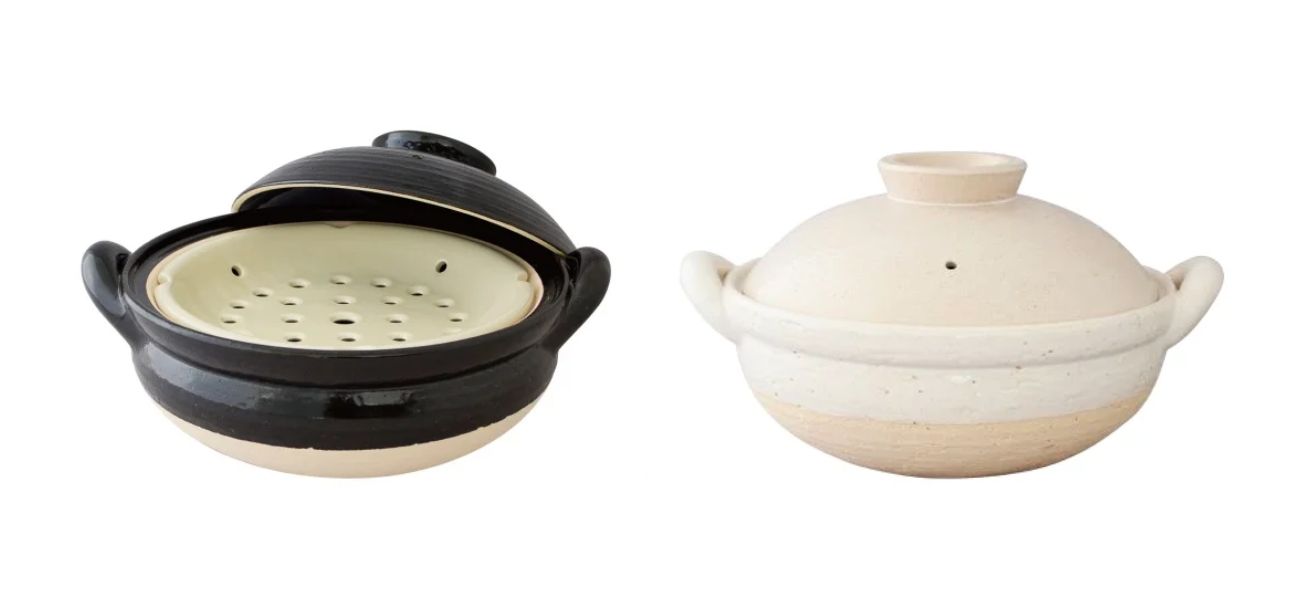 長谷園公式通販］ヘルシー蒸し鍋 白