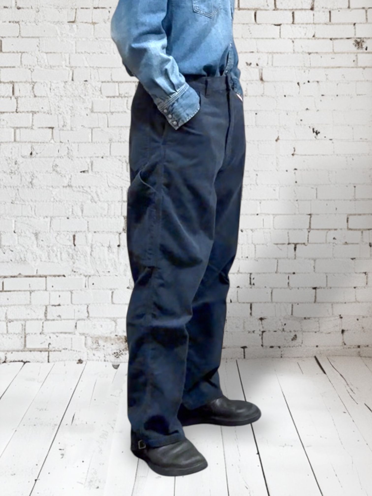 BLUE BLUE - サルファーコーデュロイ ペインターパンツ / ネイビー