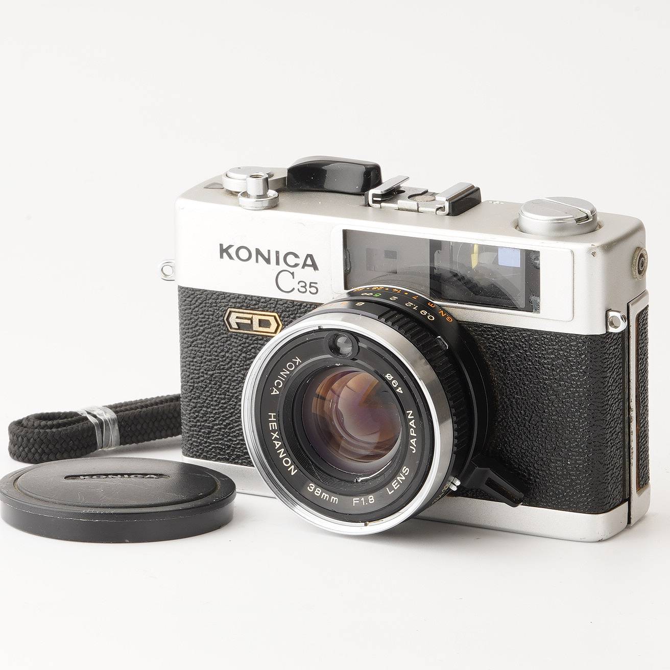 コニカ Konica C35 FD コンパクトフィルムカメラ / HEXANON 38mm F1.8