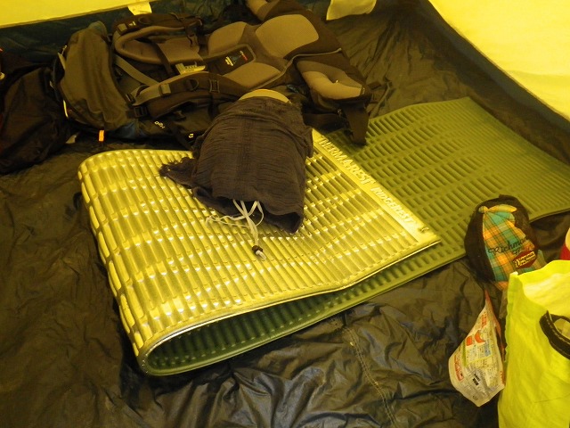 モンベル U.L.スーパー スパイラルダウンハガー #2で涸沢へ