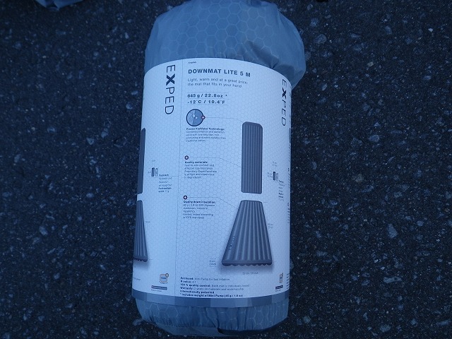 EXPED（エクスペド）DOWNMAT LITE 5（ダウンマットライト）の使用