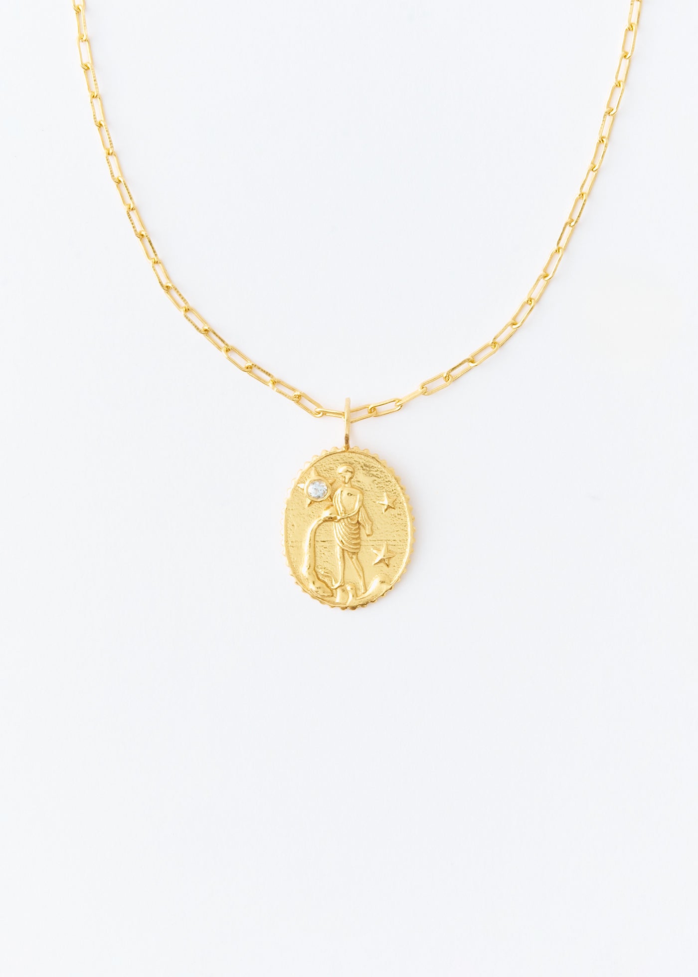 Astro Sign Plate Necklace AQUARIUS - 水瓶座 - | Pasand by ne