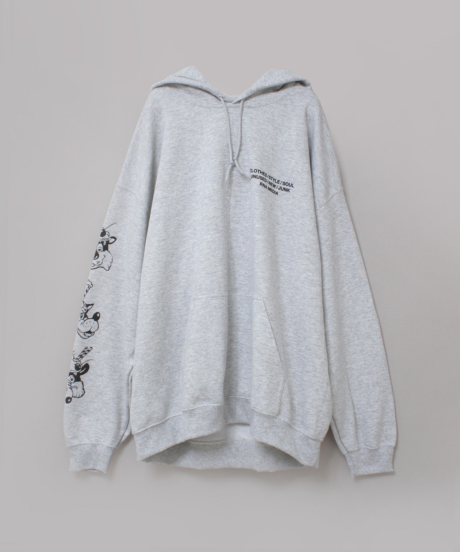 M2582 フローズンキャラパーカー(M アッシュグレー): トップス - RNA