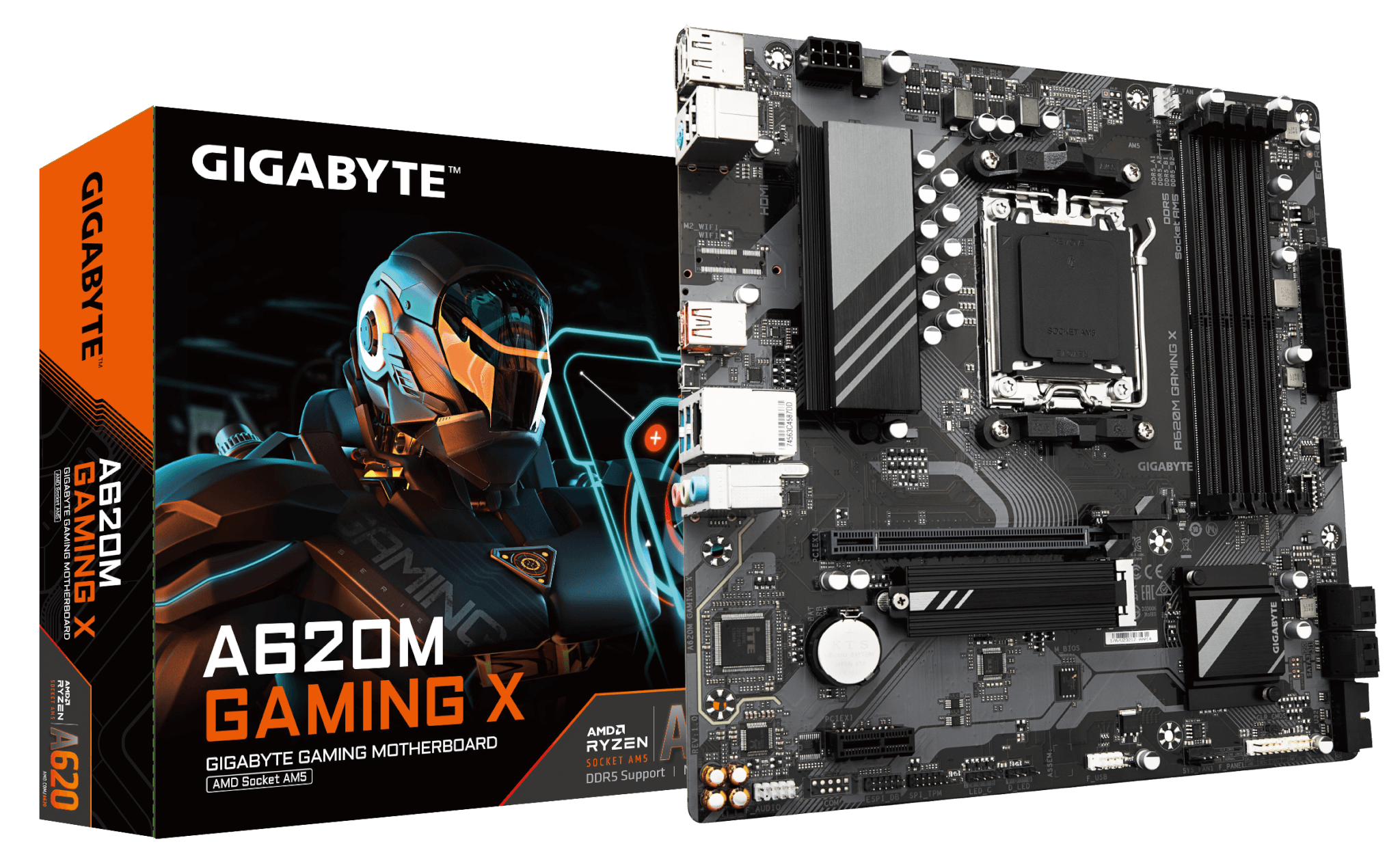 GIGABYTE社製、AMD A620チップセット搭載Micro-ATXマザーボード「A620M