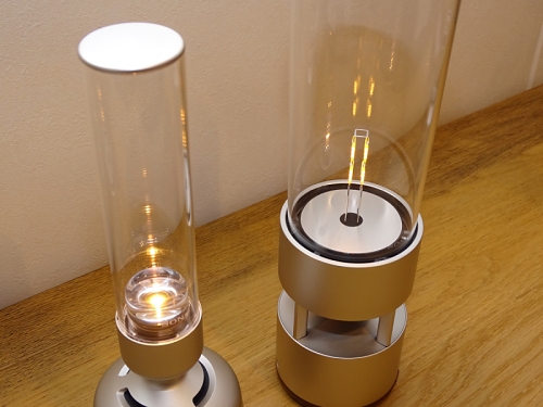 ソニー「グラスサウンドスピーカー」、ガラス管からイイ音でるぞ