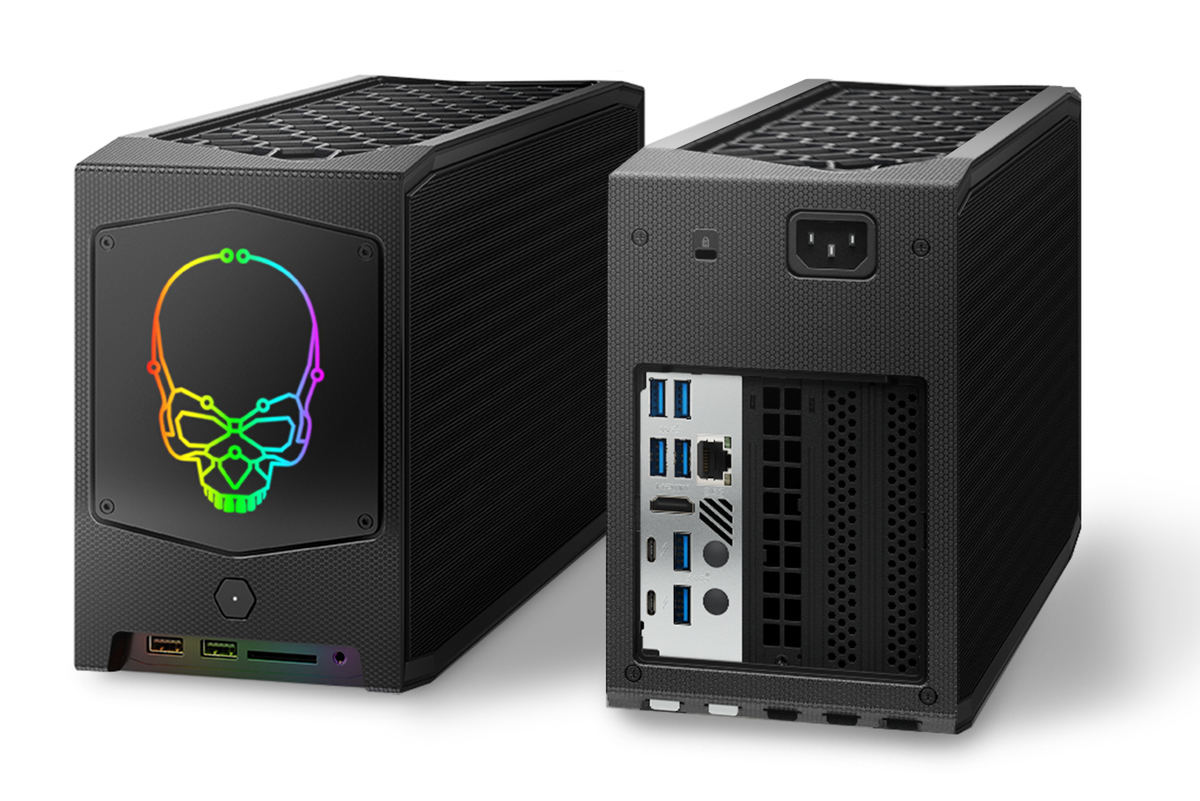 Intel、大型グラボも使えるベアボーン「NUC 11 エクストリーム・キット
