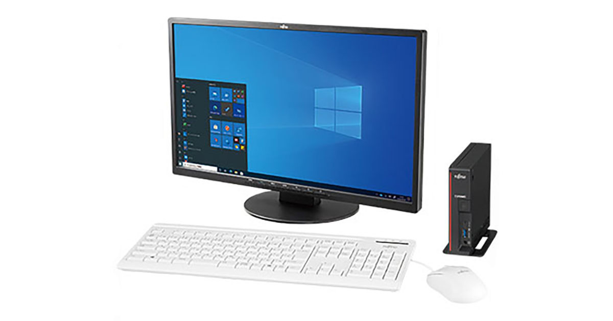 富士通、法人向けPC「ESPRIMO」にウルトラスモール／コンパクトの新