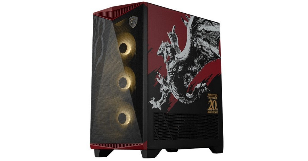 MSI×「モンハン」20周年コラボPCケースの発売日発表、マザボと水冷