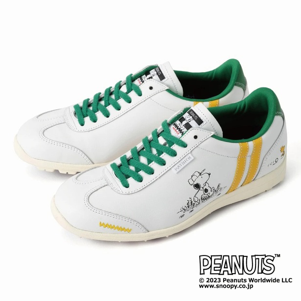 スヌーピー×PATRICKの「ゴルフシューズ」が登場！おしゃれな足元で差を