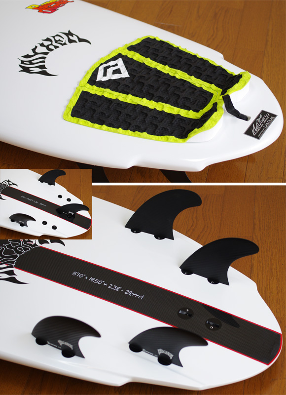 Placebo POWER QUEST 中古ショートボード 5`10 MAYHEM (No.9629746