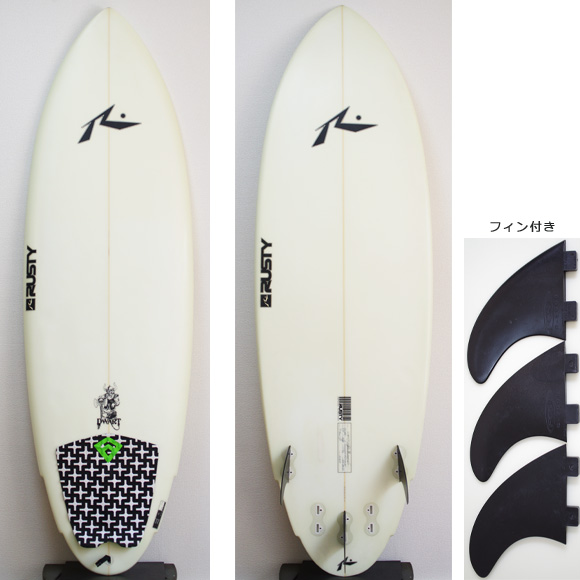 RUSTY DWART FIVE 中古ショートボード 5`9 ESP (No.9629747) | 中古