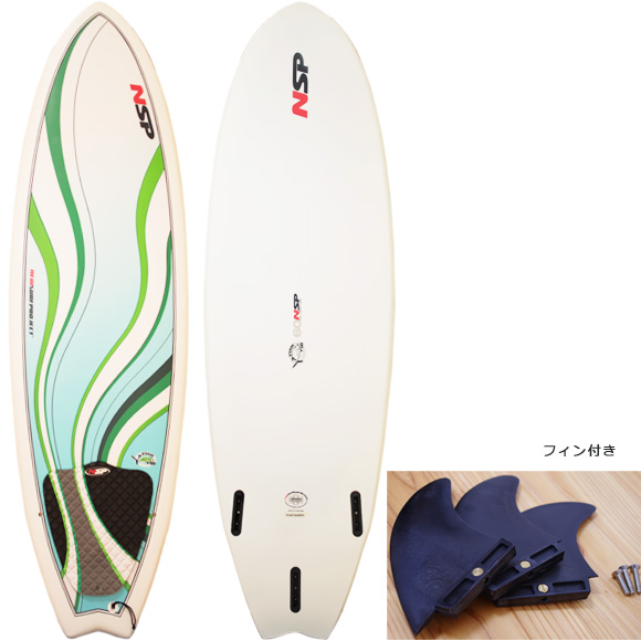 未使用品」NSP Fish 中古ショートボード 6`0 (No.9629984) | 中古