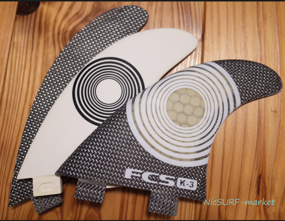 FCS K3 PC TRY 中古フィン 美品 ケリースレーターシグネチャ (No