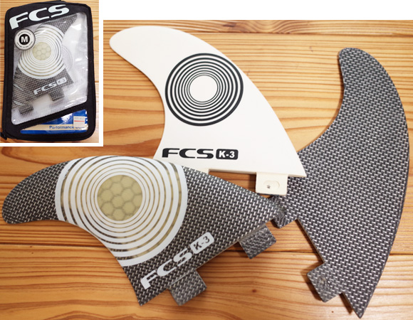 FCS K3 PC TRY 中古フィン 美品 ケリースレーターシグネチャ (No