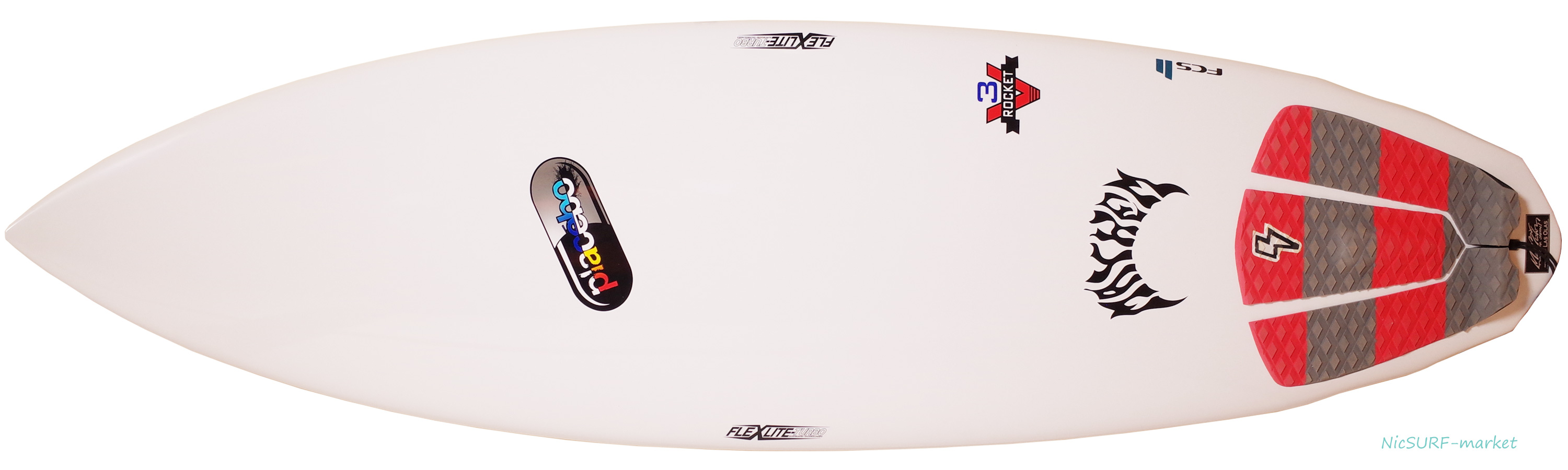 美品 プレセボ / Placebo V3ロケット 中古サーフボード 5`9 (No