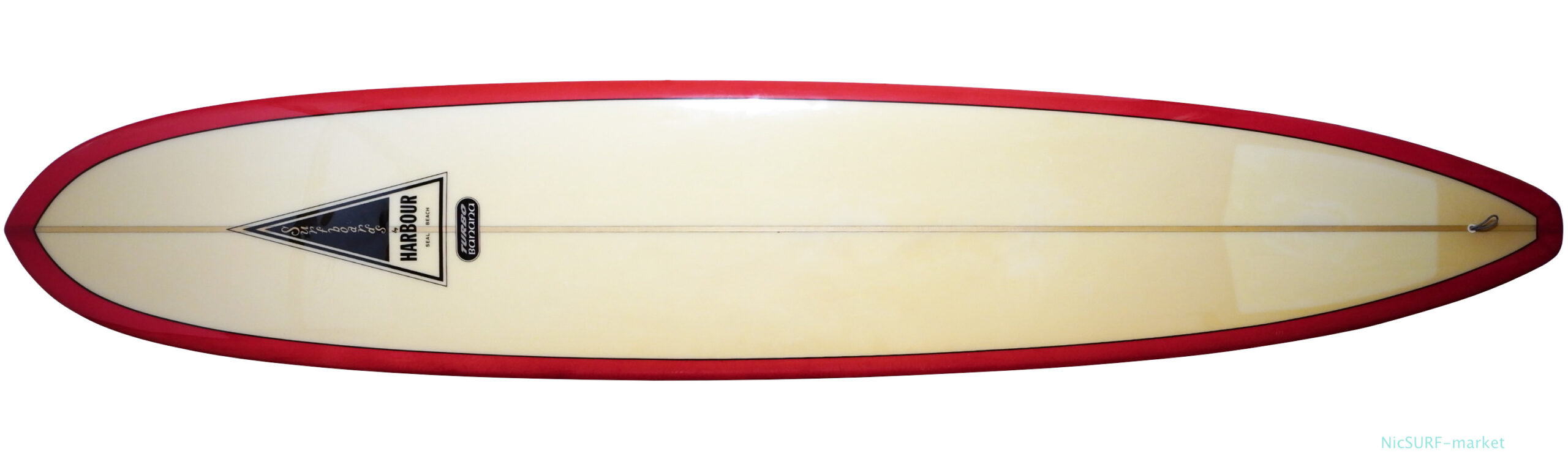 ハーバー HARBOUR SURFBOARDS Turbo Banana 9`2 中古ロングボード(No