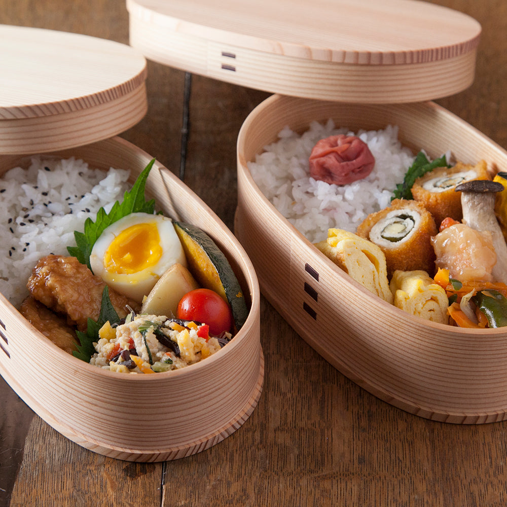 大館工芸社 曲げわっぱ 小判弁当箱(中) ｜のレン神楽坂【公式通販