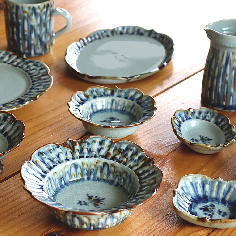 陶房 遊 輪花楕円鉢（豆） ｜のレン神楽坂【公式通販】発酵、暮らしの