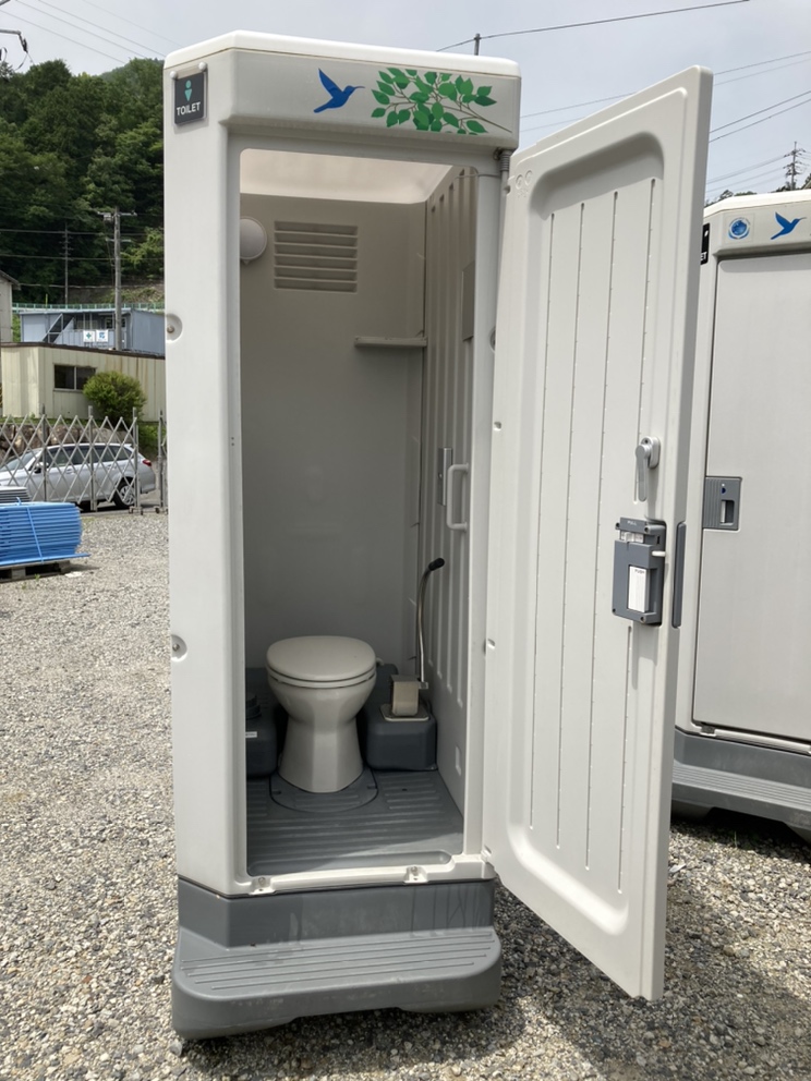 中古【仮設トイレ】【中古品】☆ハマネツ V☆ ポンプ式簡易水洗 洋式