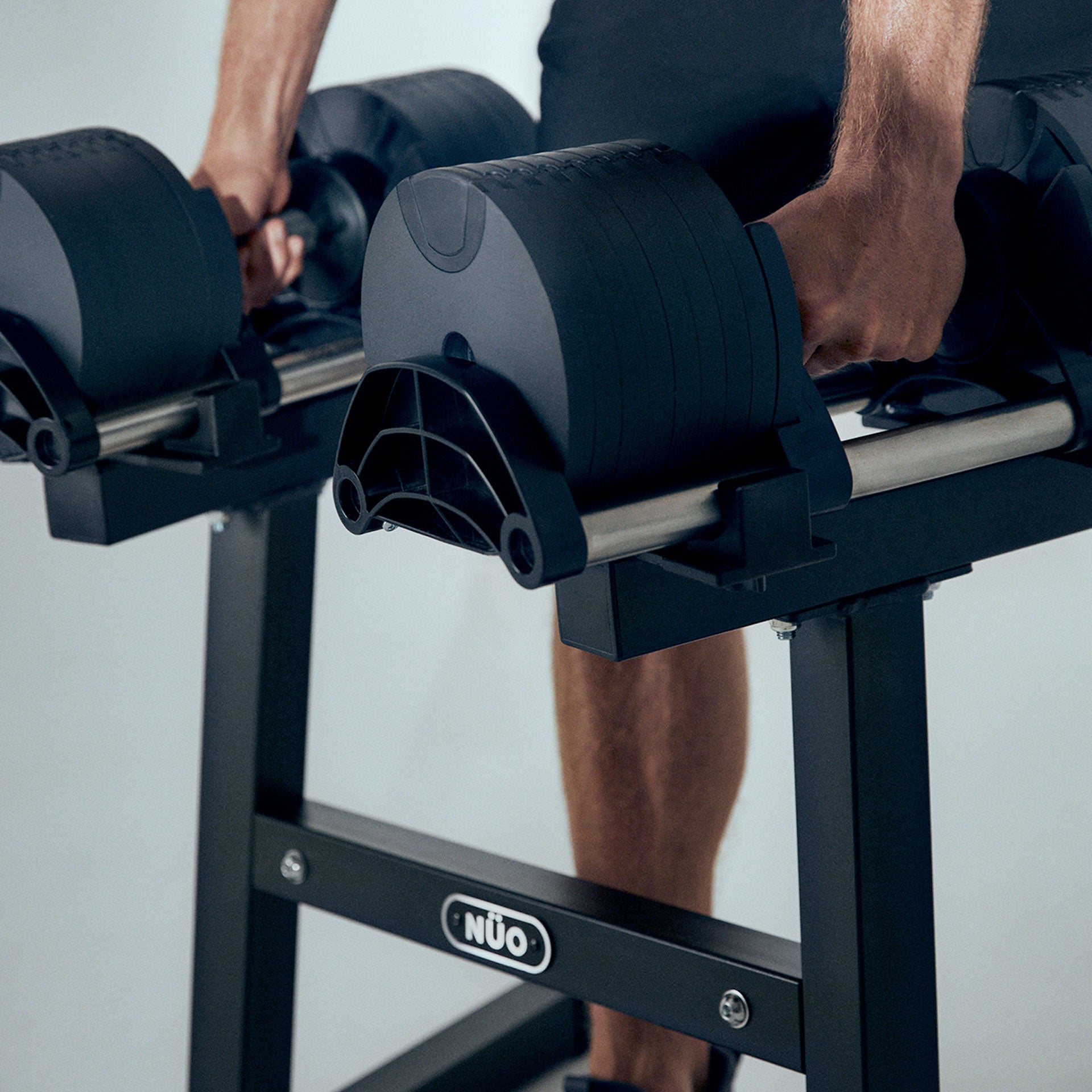 NÜOBELL Floor Stand – Adjustable Dumbbell Stand for Home Gyms | US