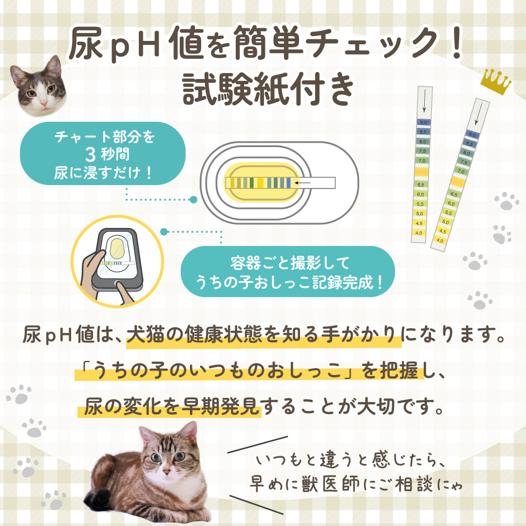 まとめ買い】犬猫用おしっこチェックセット nyanpling®6回分 /12