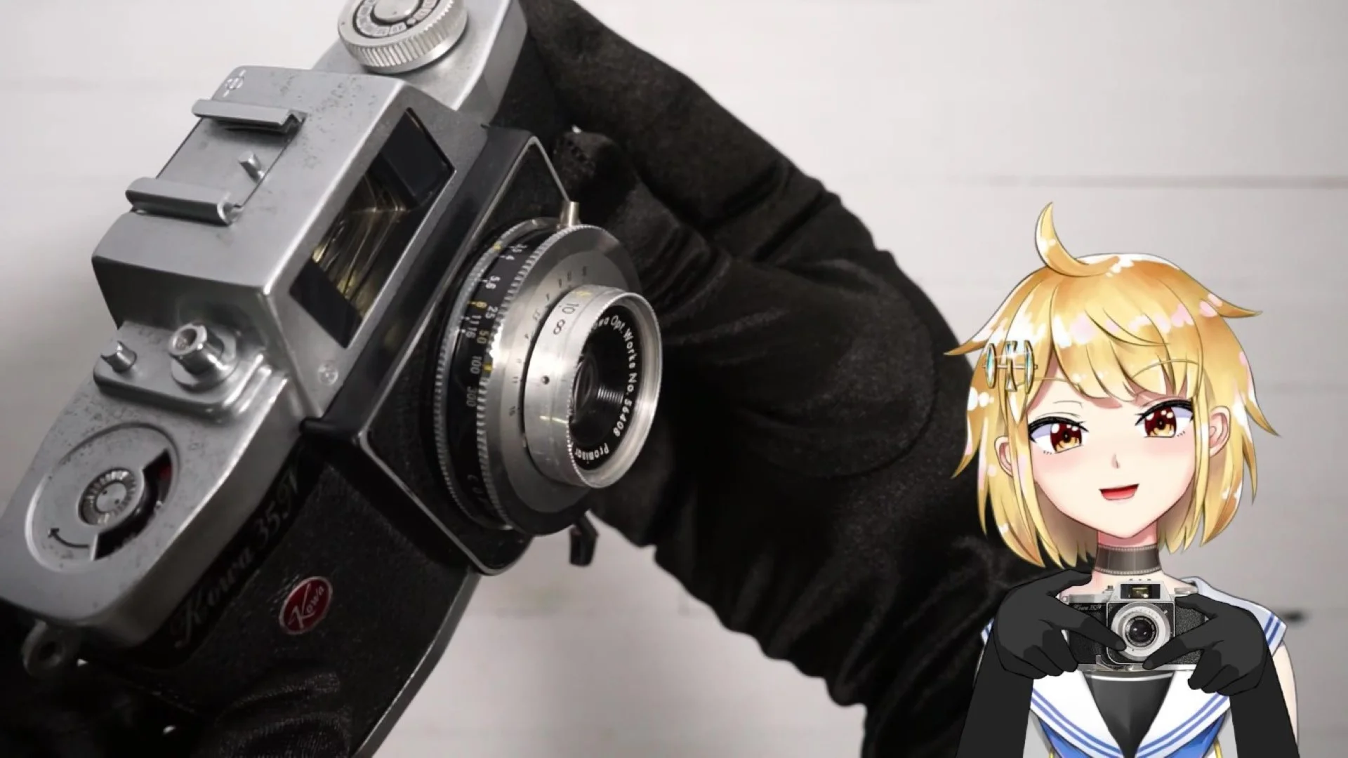 Kowa 35N トリガー巻き上げのシンプルなレンズシャッターカメラ