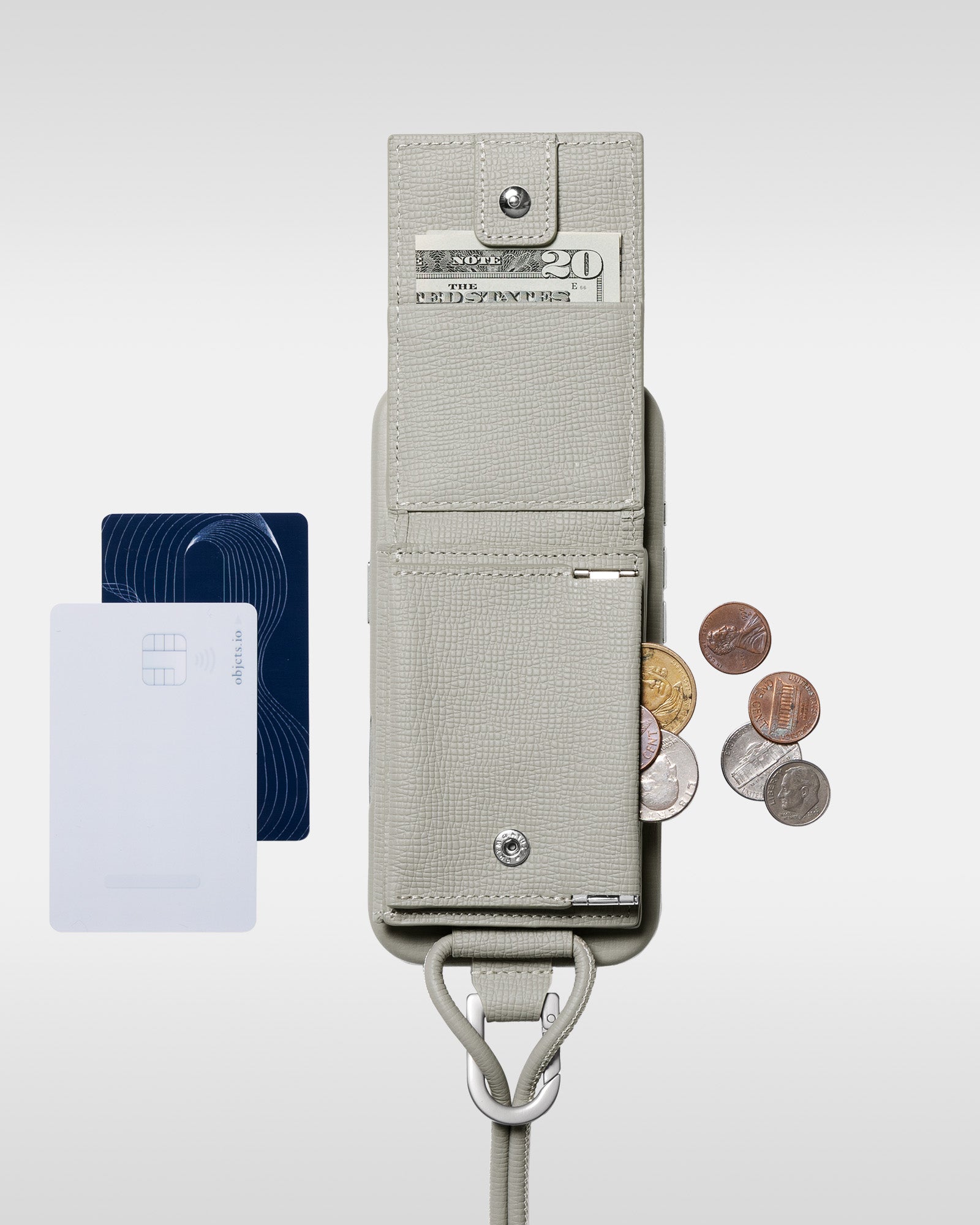 レザー製 iPhoneケース セット / ストラップ付スマホケース / スマホ