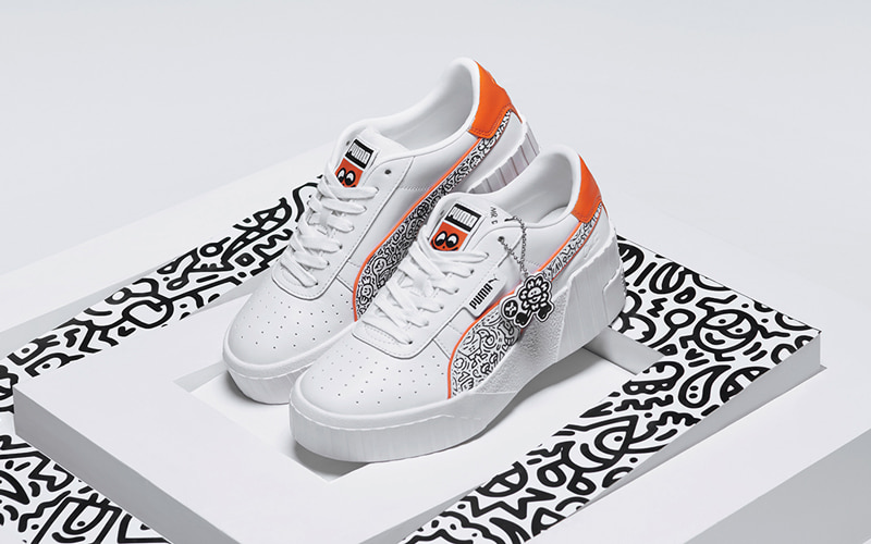 プーマ】のスニーカーに「落書き」をミックス！ 注目のアーティストMr
