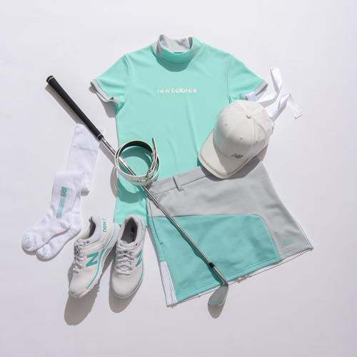 白にターコイズブルーが真夏ラウンドに映える！ ニューバランスの新作