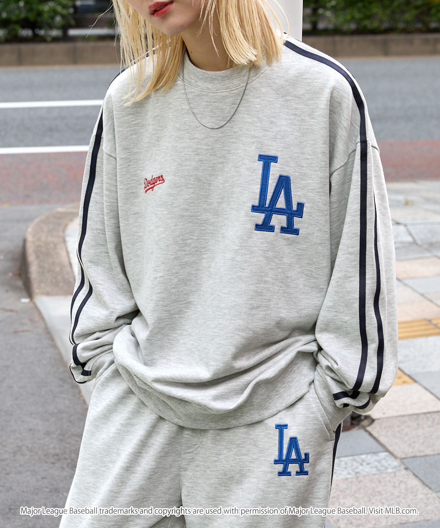 MLB/メジャーリーグベースボール 別注 セットアップ ワッペン刺繍