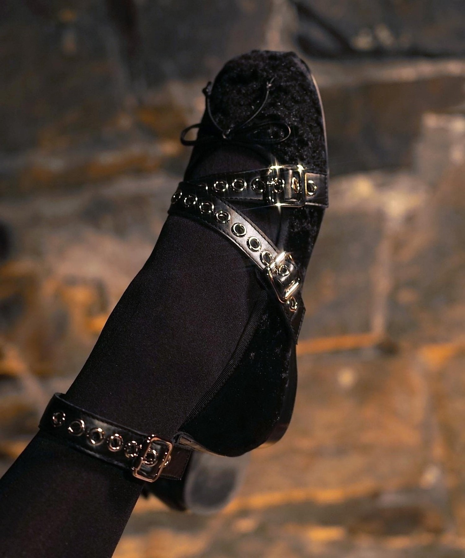 ベルトデザインバレエシューズ Jeffrey Campbell│Jeffrey Campbell