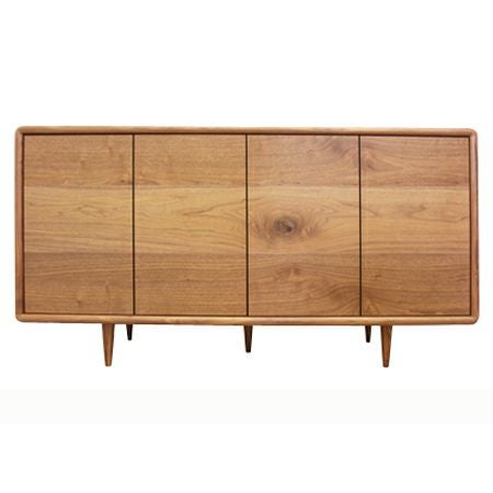 幅120 奥行45 高さ85】ミューク120サイドボードホワイトオーク | 大川