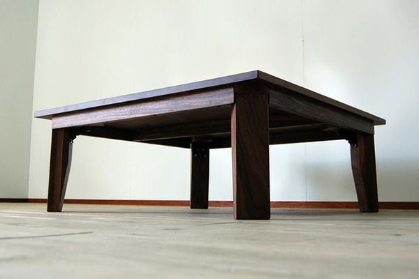 幅90 奥行90 高さ34】RT無垢ローテーブル90 サイズ変更可能 | 大川家具