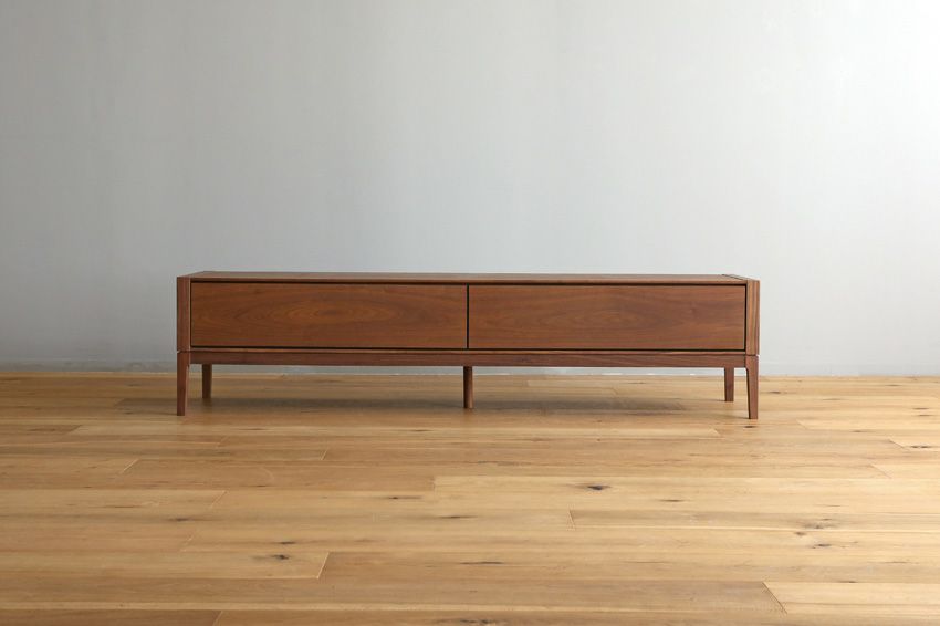 幅180 奥行43 高さ43】モル 180TVボード(ウォールナット) | 大川