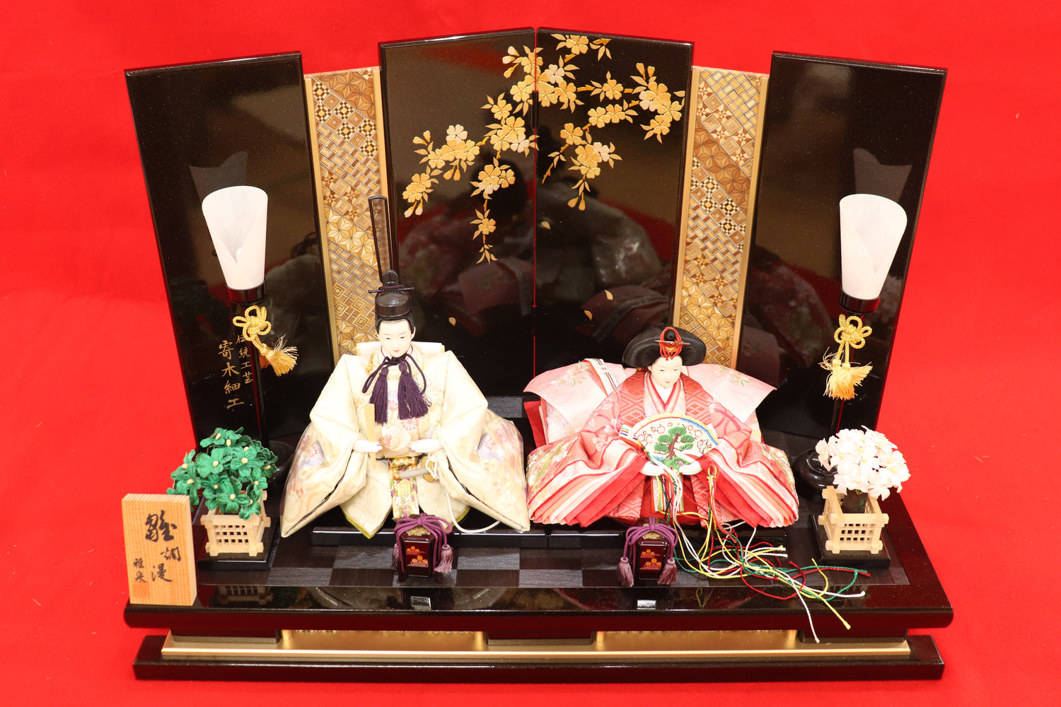 親王飾り雛人形セット(60cm×31cm×40cm) – 節句人形の通販サイトは大野