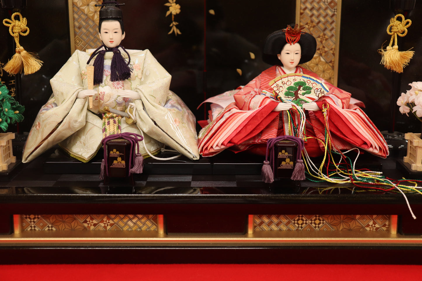 親王飾り雛人形セット(60cm×31cm×40cm) – 節句人形の通販サイトは大野