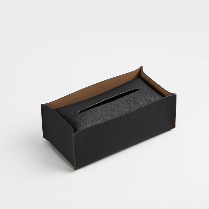 大峽製鞄 ｜ 【1432-GMS】ティッシュボックスケース・L(チョコ)