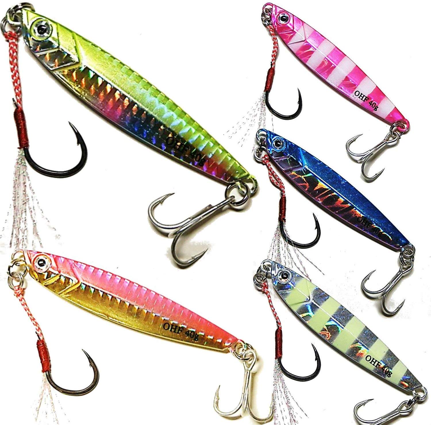 メタルジグ セット 5個 アシストフック付き – コスパなメタルジグ専門