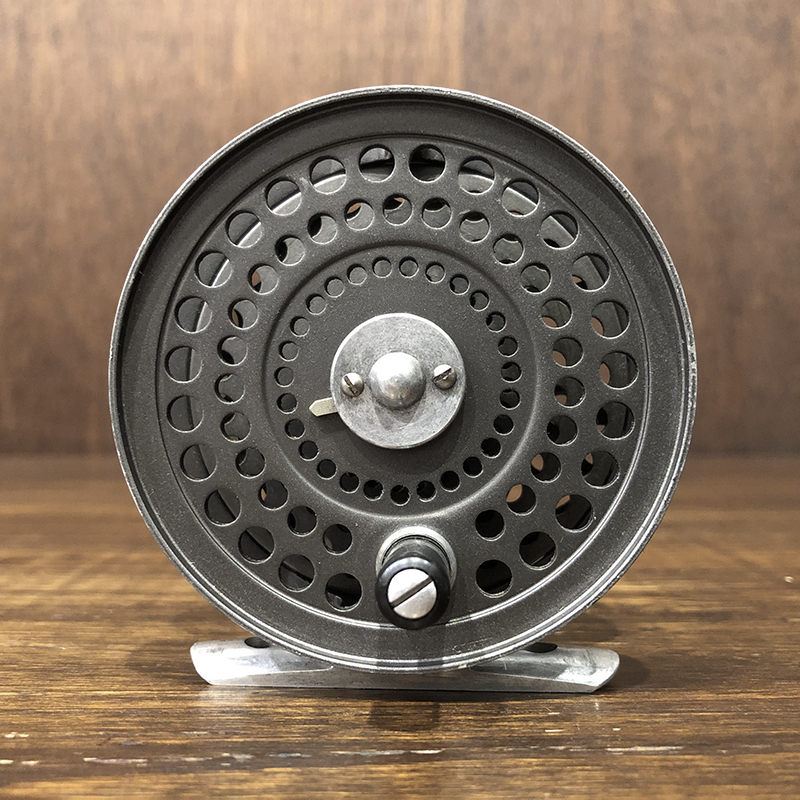 Orvis CFO III Screw Back Early Vintage Fly Reel With Suede Leather