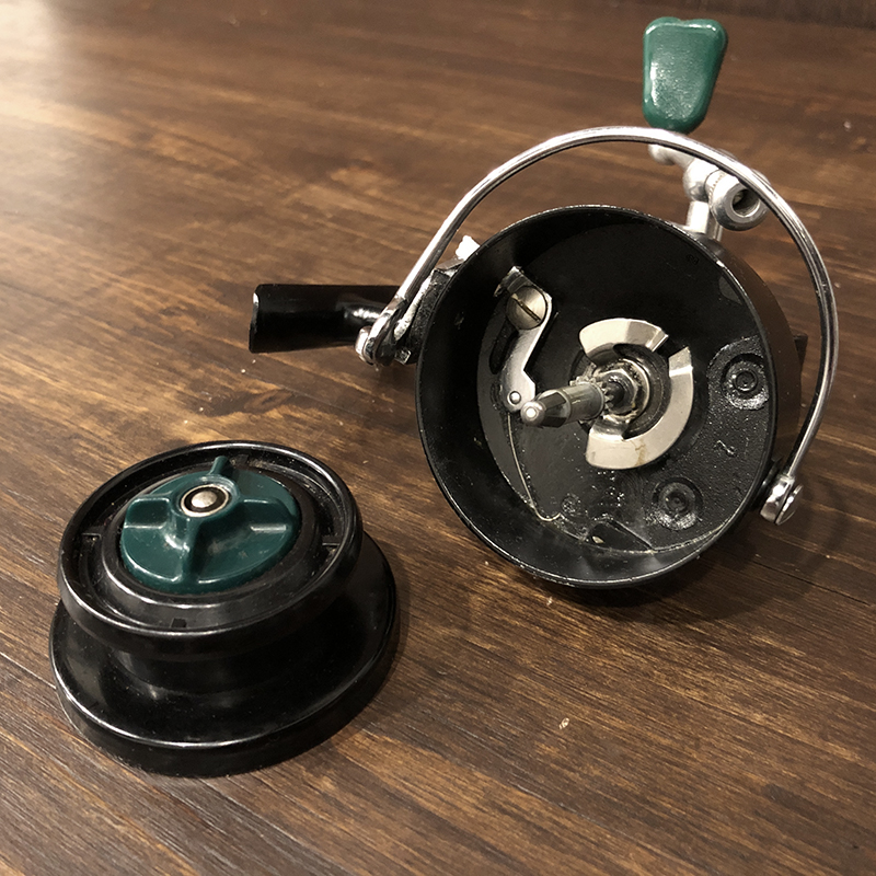 Mitchell 314 Green Handle Knob Spinning Reel ミッチェル 314 ハイ