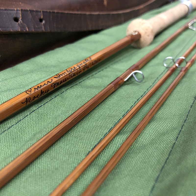 Orvis Impregnated Rocky Mountain 6-1/2ft Bamboo Fly Spin Rod Mint