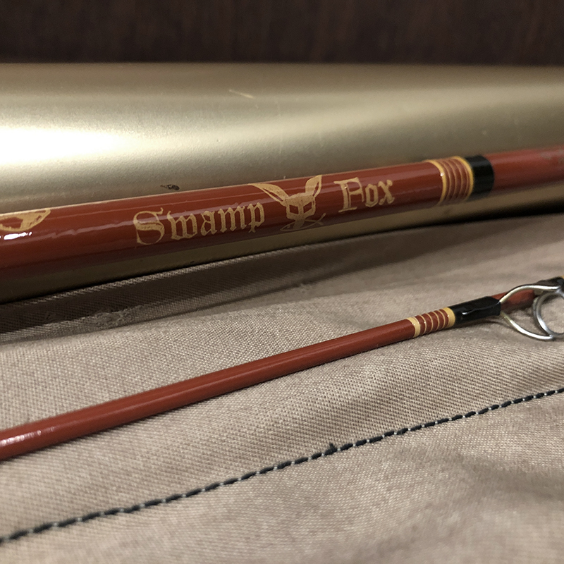 Phillipson Deluxe Swamp Fox 3M DS701L Spin Rod With Tubecase