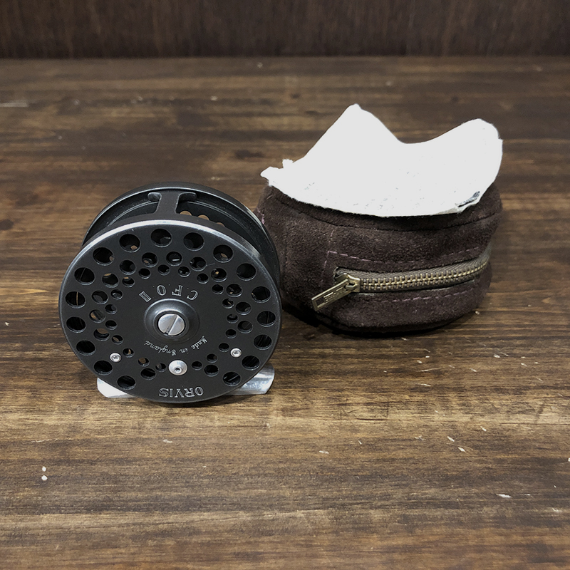 Orvis CFO II Screw Back Fly Reel With Case & Paper オービス