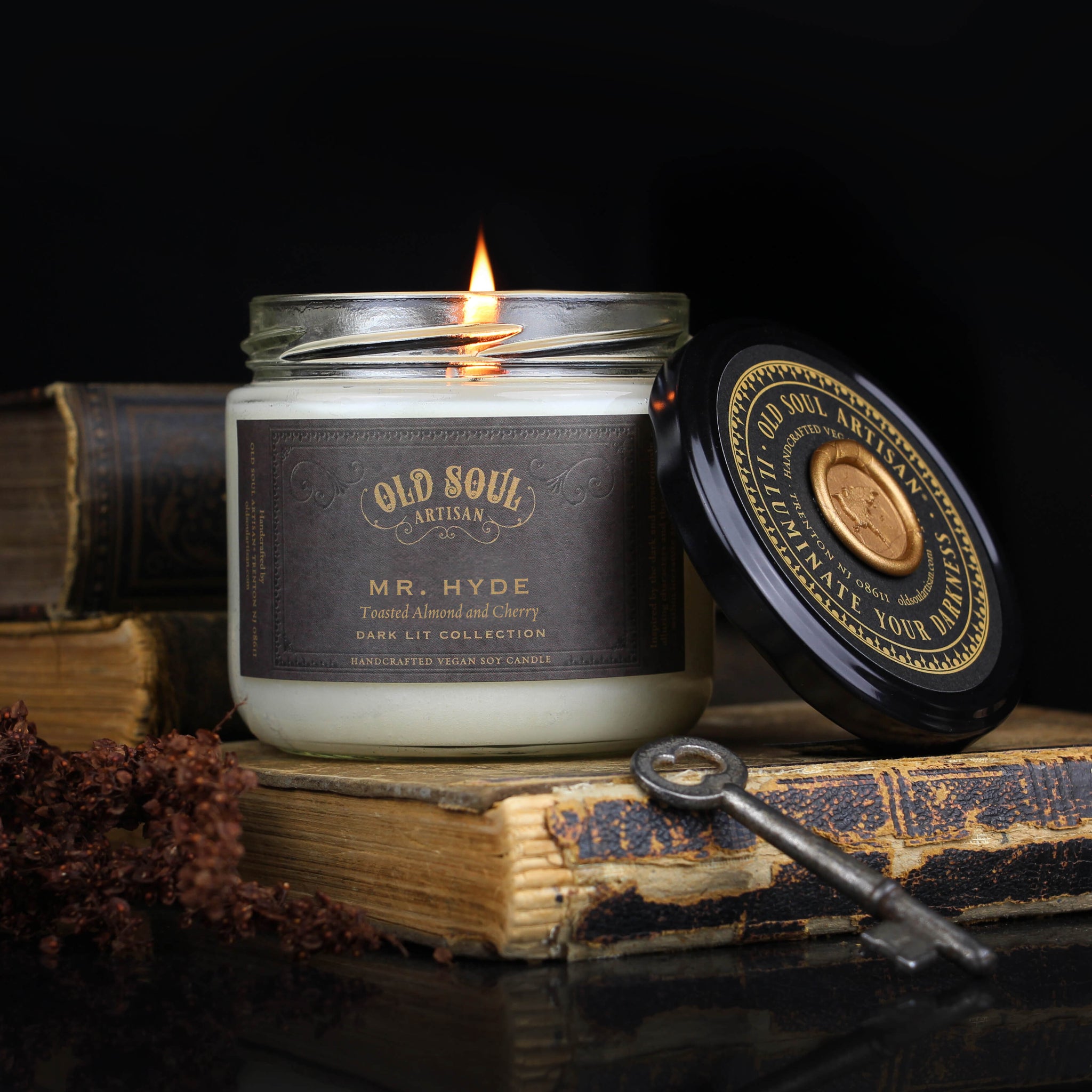 Mr. Hyde Soy Candle Dr. Jekyll and Mr. Hyde Inspired Dark Lit