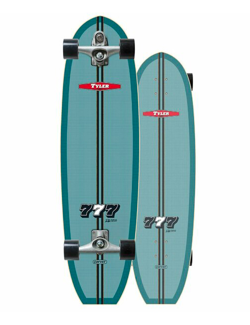 36.5″ Tyler777 Surfskate Complete Carver skateboard - ONEWORLD